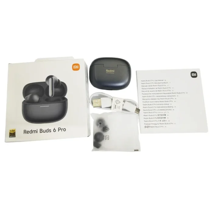 Global Version Xiaomi Redmi Buds 6 Pro Up to 55 dB active noise cancellation Hi-Res Audio with LDAC Built-in dimensional audio - Image 6